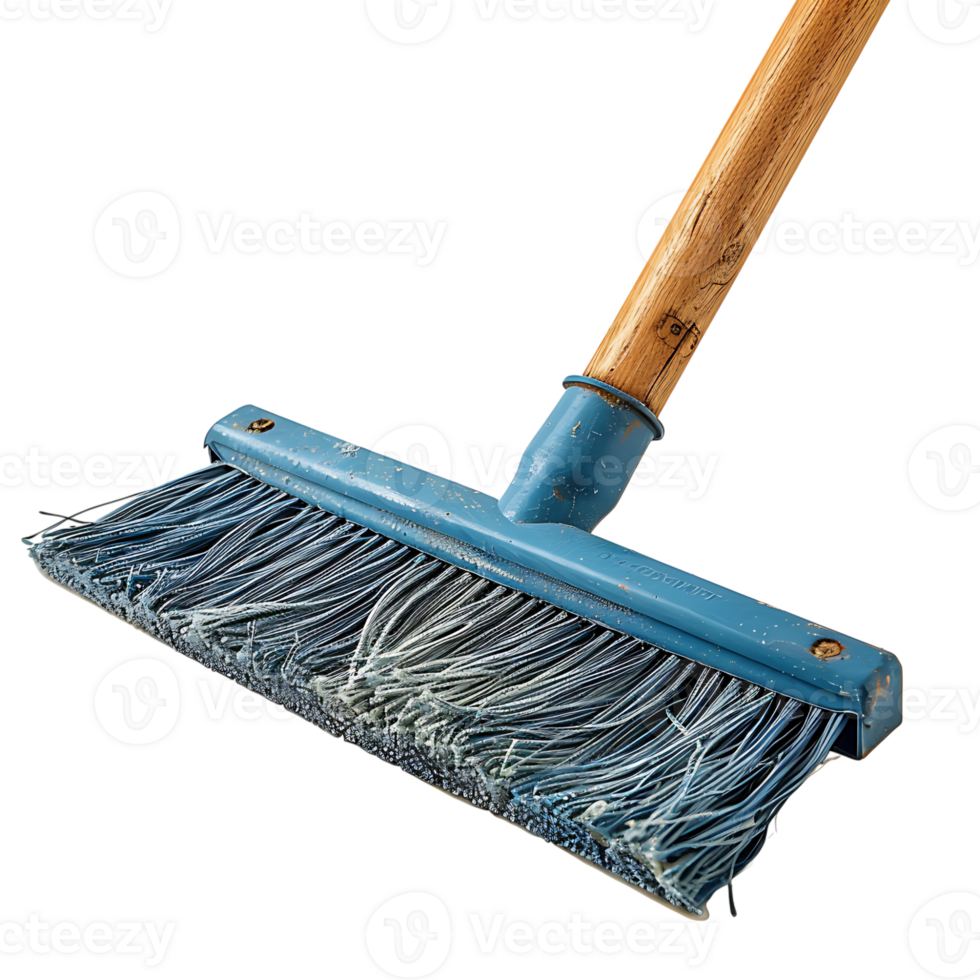 Squeegee mop on isolated transparent background png