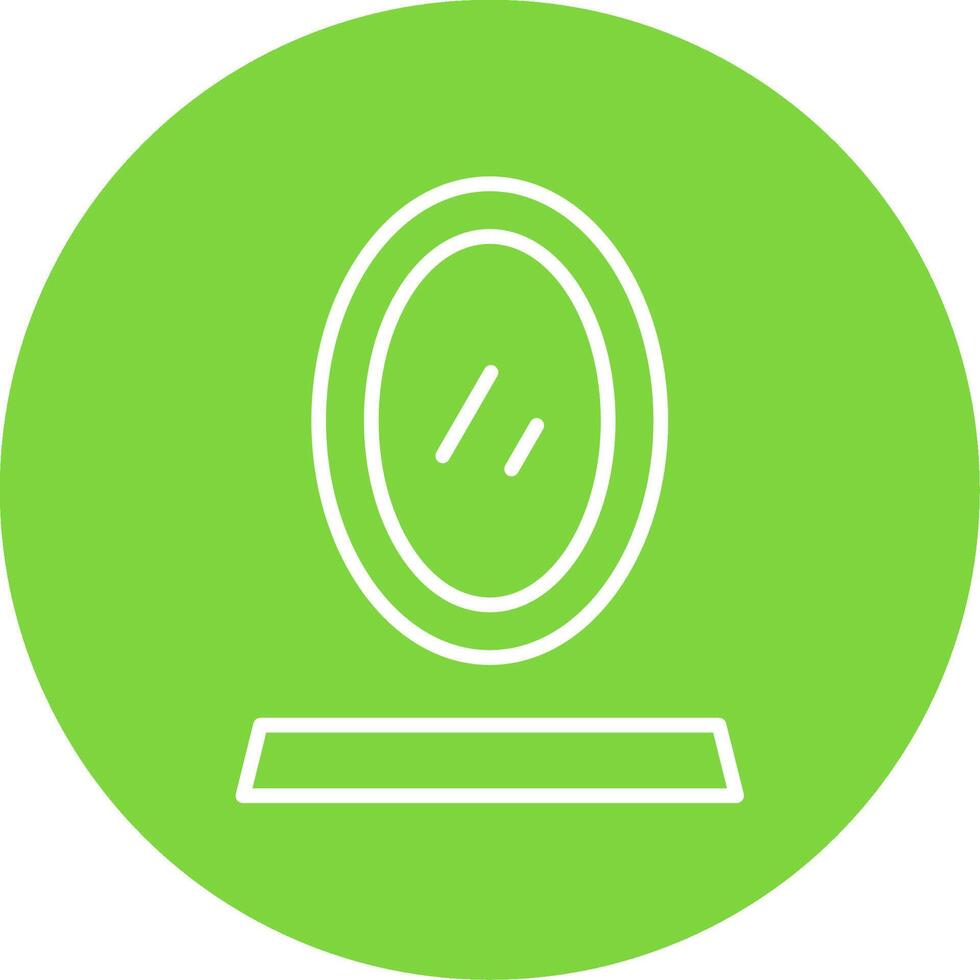 Mirror Multi Color Circle Icon vector
