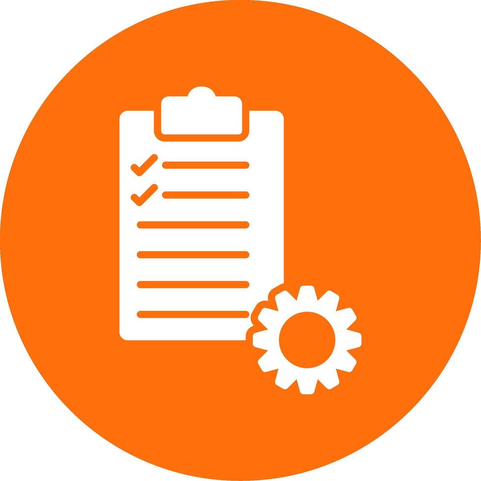 Project Management Multi Color Circle Icon vector