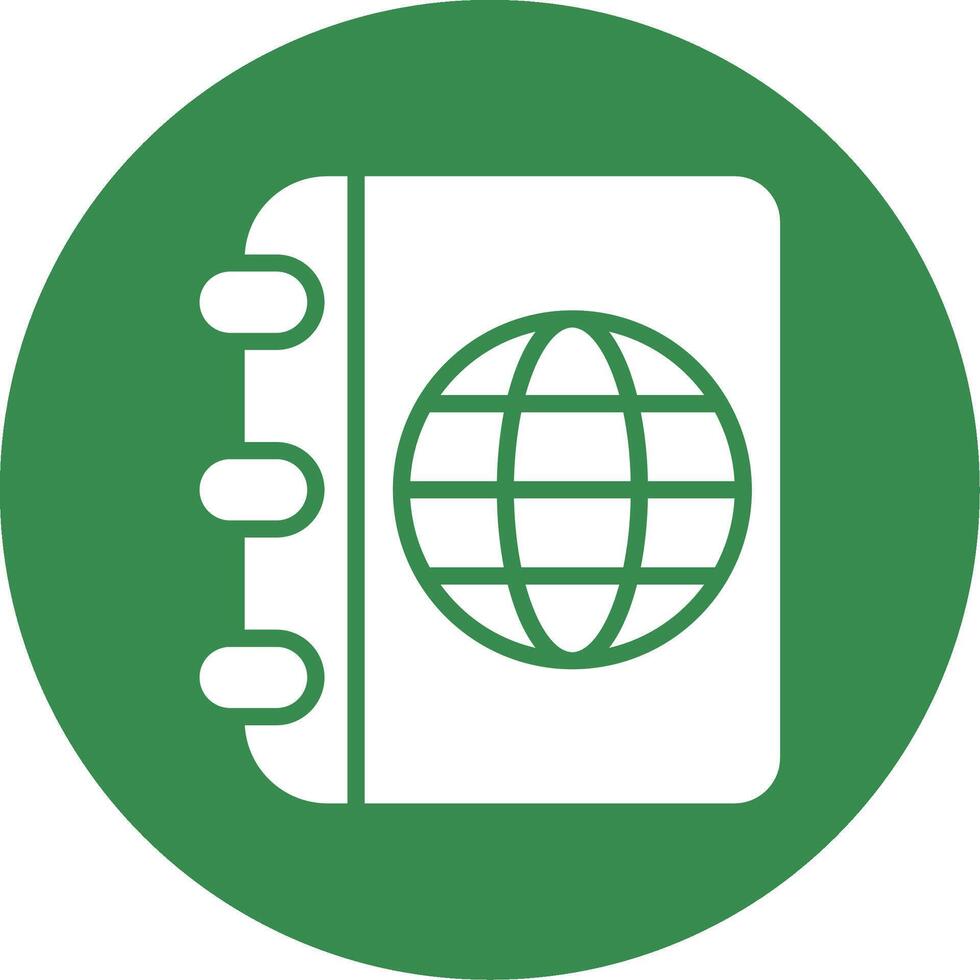 Travel Guide Multi Color Circle Icon vector