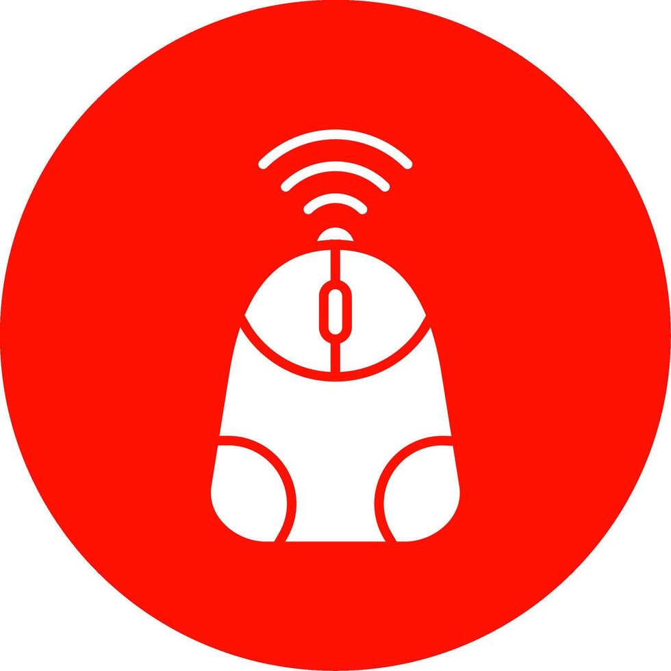 Mouse Multi Color Circle Icon vector