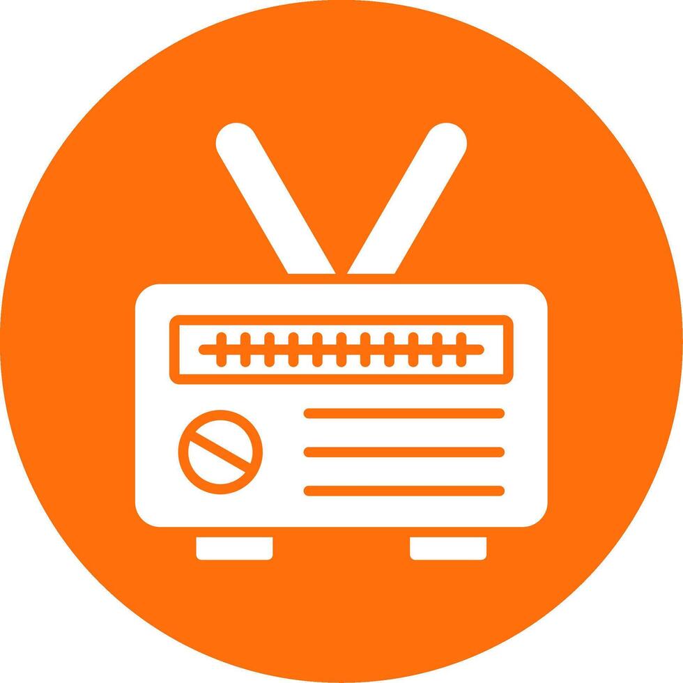 Radio Multi Color Circle Icon vector