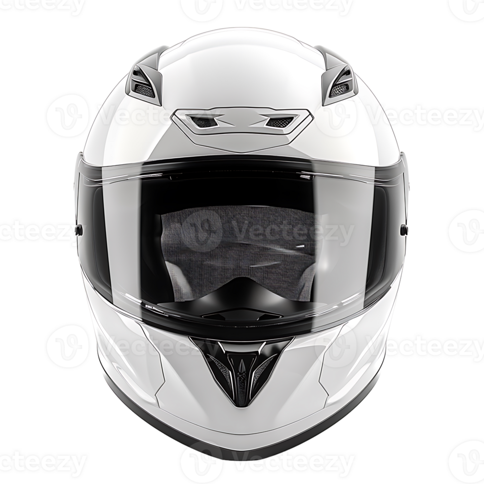 Motorrad Helm auf isoliert transparent Hintergrund png