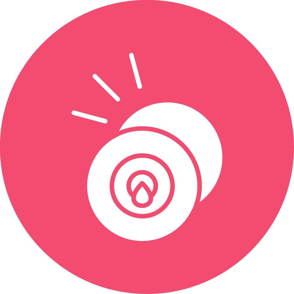 Cymbal Multi Color Circle Icon vector