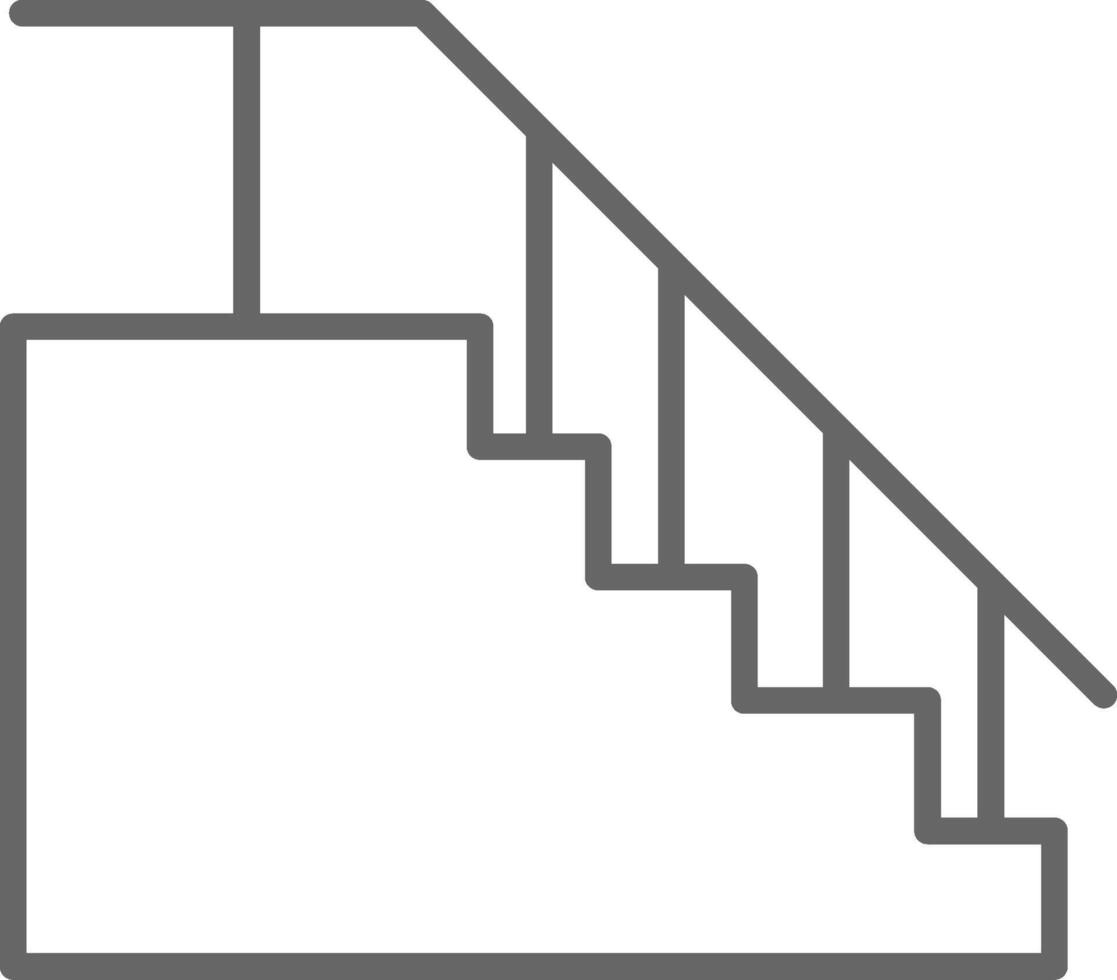 Stairs Fillay Icon Design vector