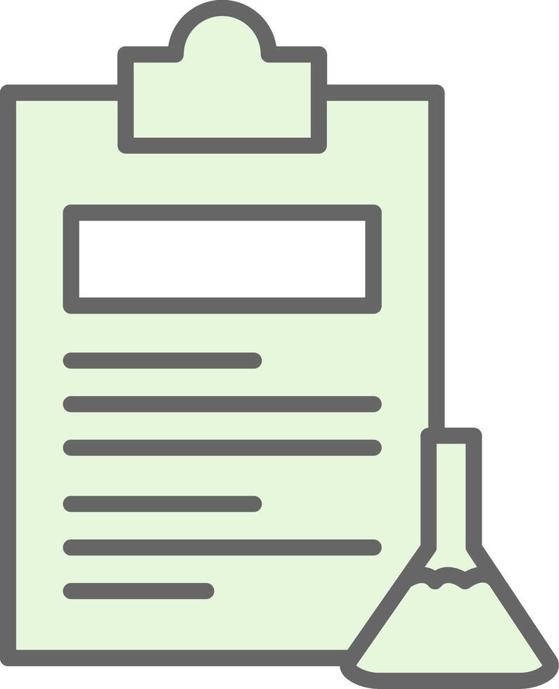 Experiments Fillay Icon Design vector