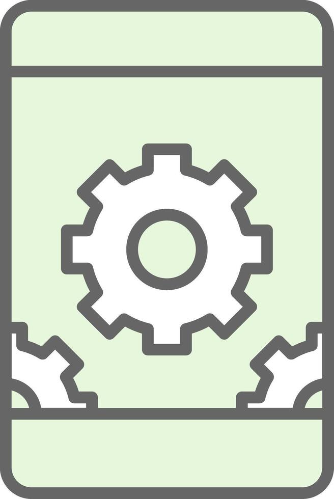 System Preferences Fillay Icon Design vector