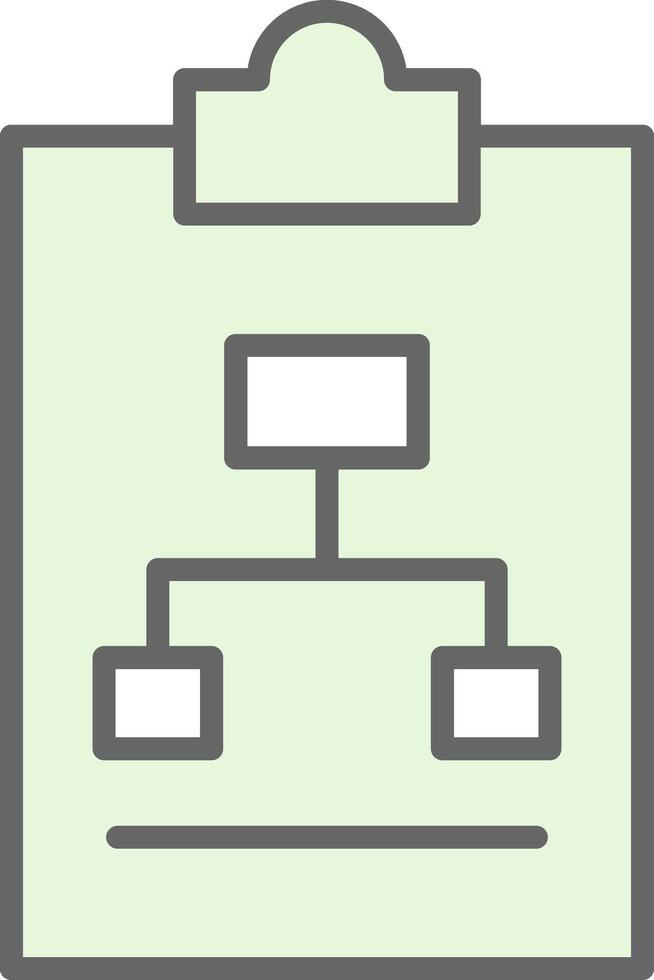 Work Flow Fillay Icon Design vector