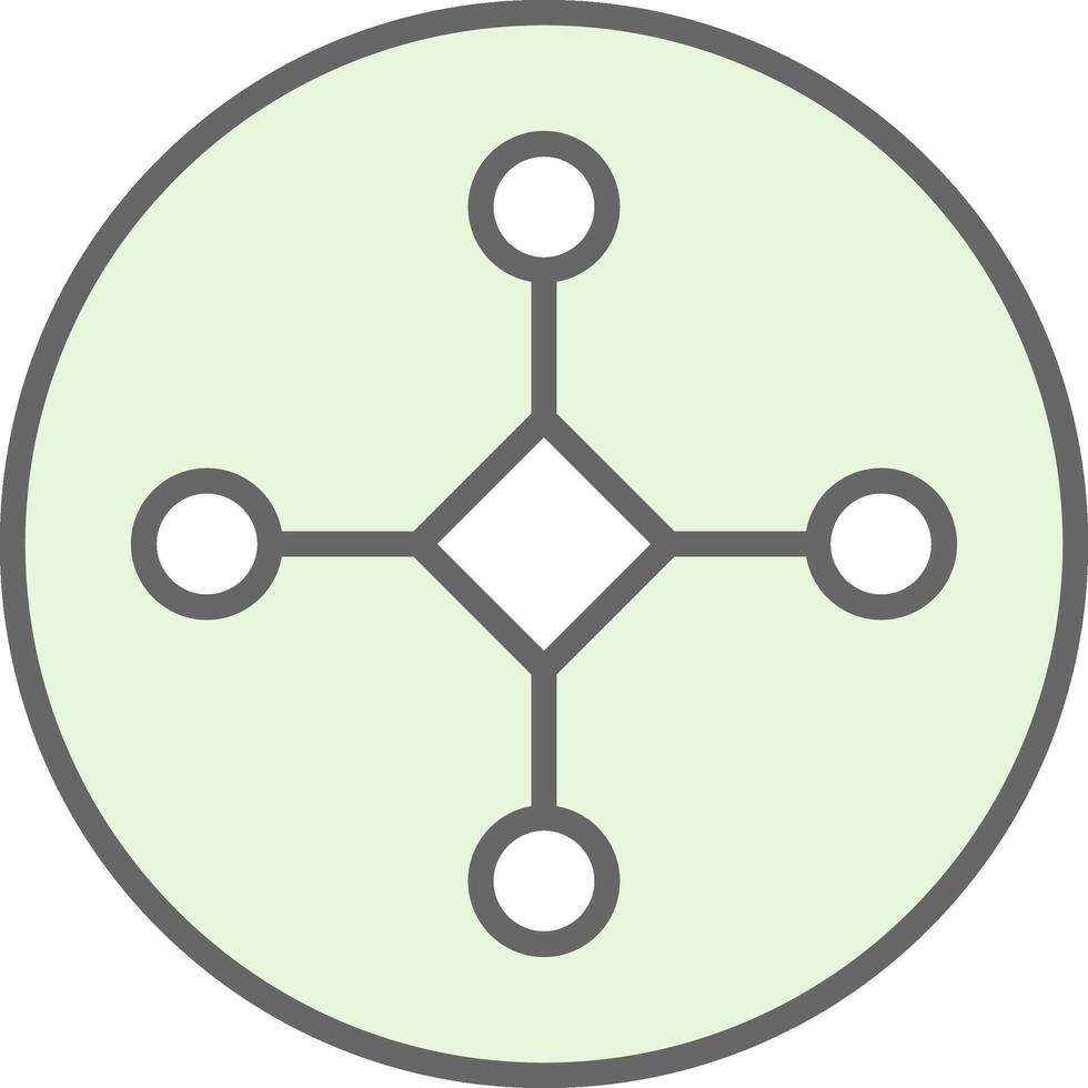 Connect Fillay Icon Design vector