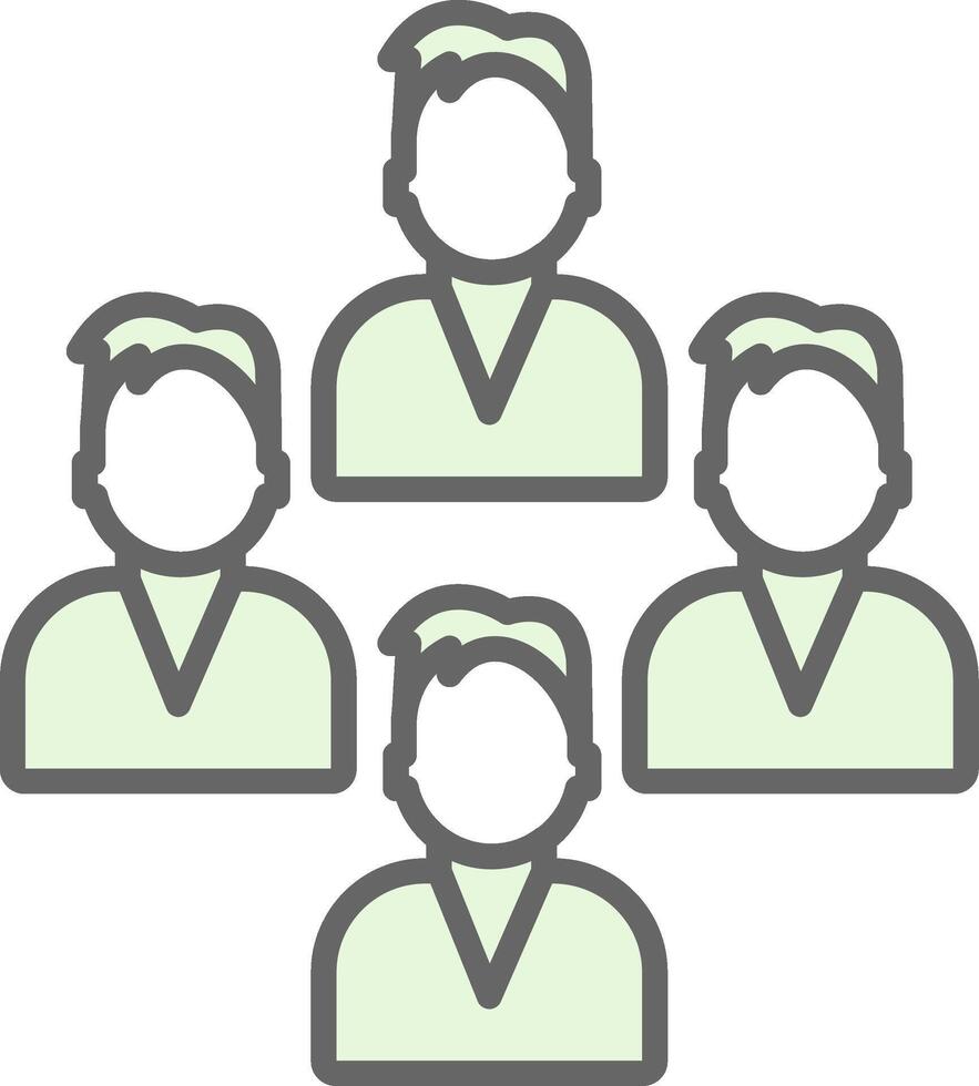 TeamFillay Multi Circle Fillay Icon Design vector