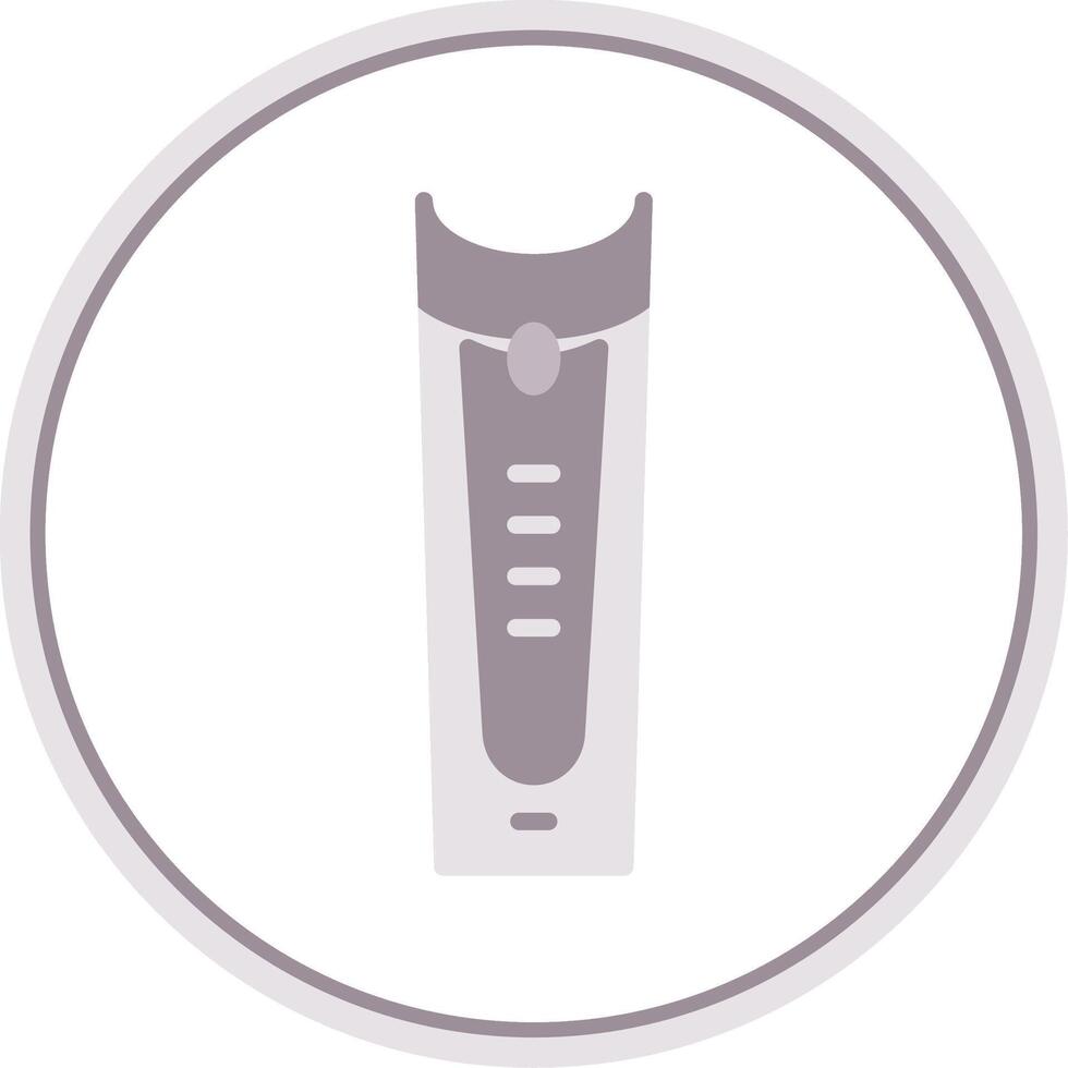 Nail Clipper Flat Circle Icon vector