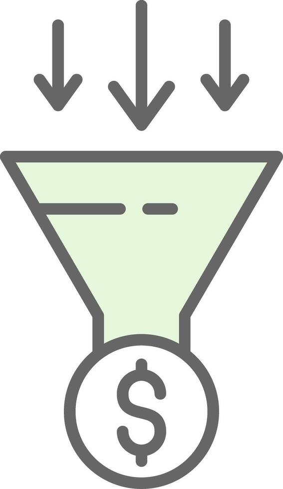 Conversion Optimization Fillay Icon Design vector