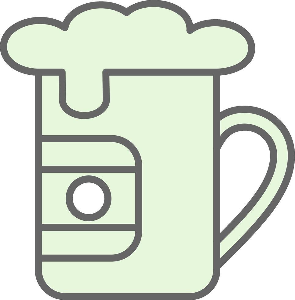 Beer Fillay Icon Design vector