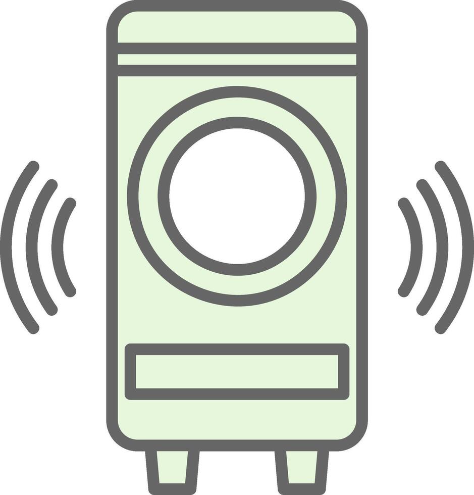 Woofer Fillay Icon Design vector