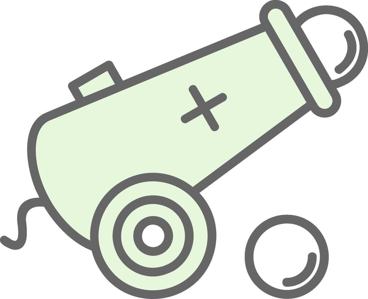 Cannon Fillay Icon Design vector