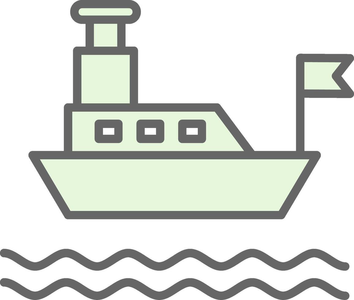 Ferry Fillay Icon Design vector