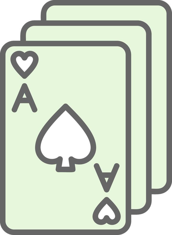 Card Game Fillay Icon Design vector