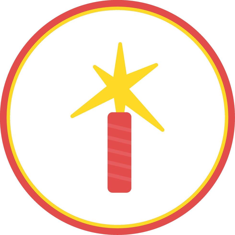 Flare Flat Circle Icon vector