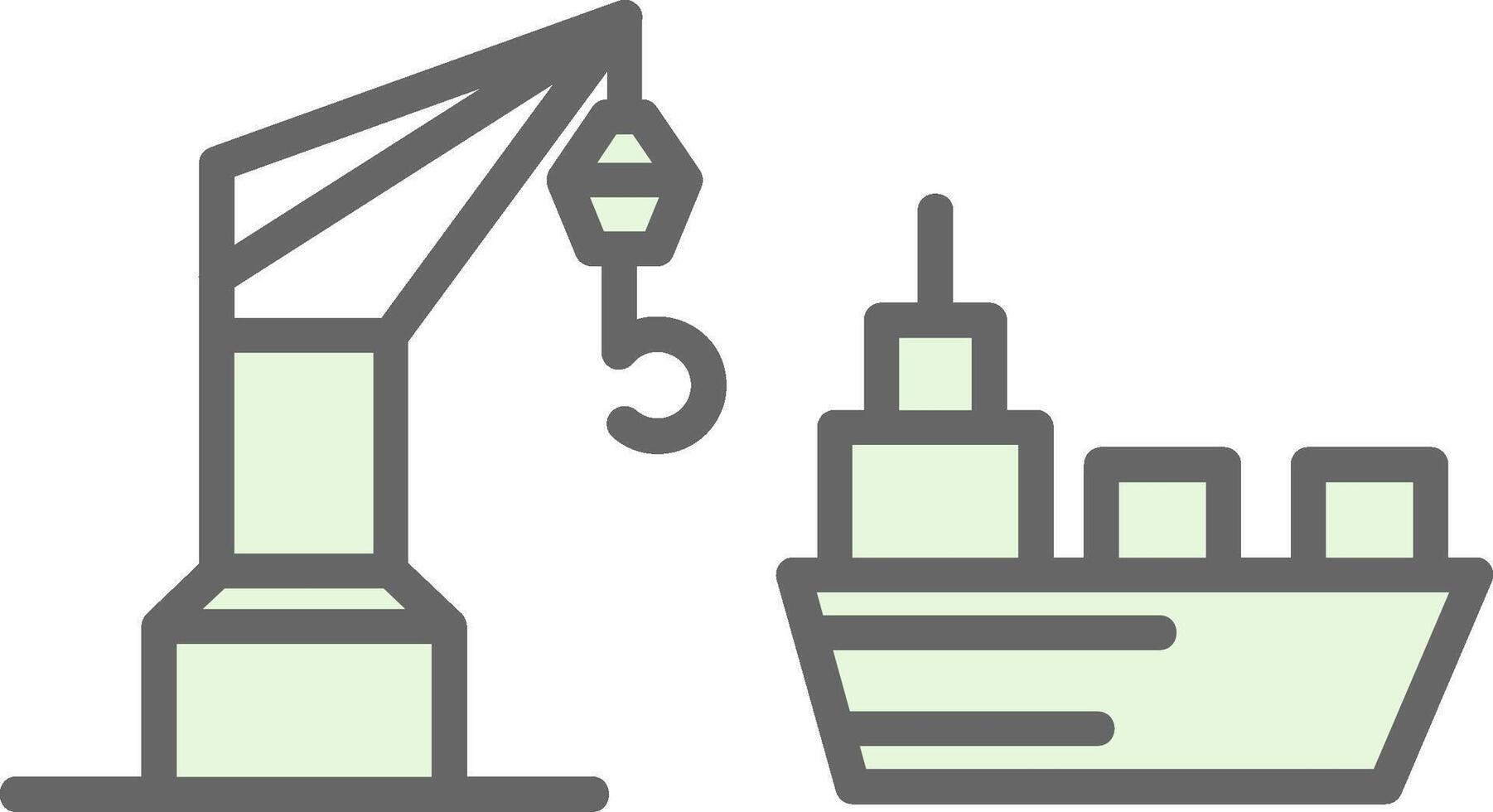 Harbor Fillay Icon Design vector