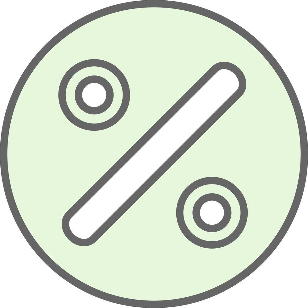Divide Fillay Icon Design vector