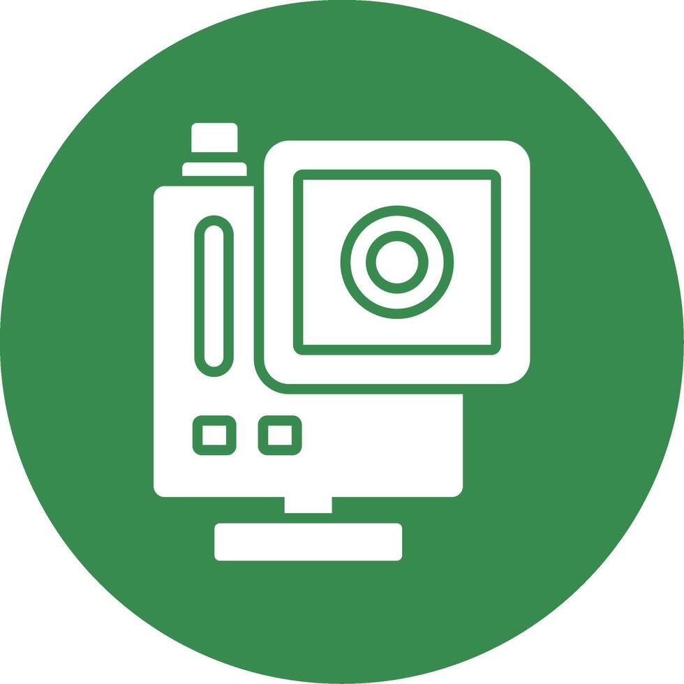 Gopro Multi Color Circle Icon vector