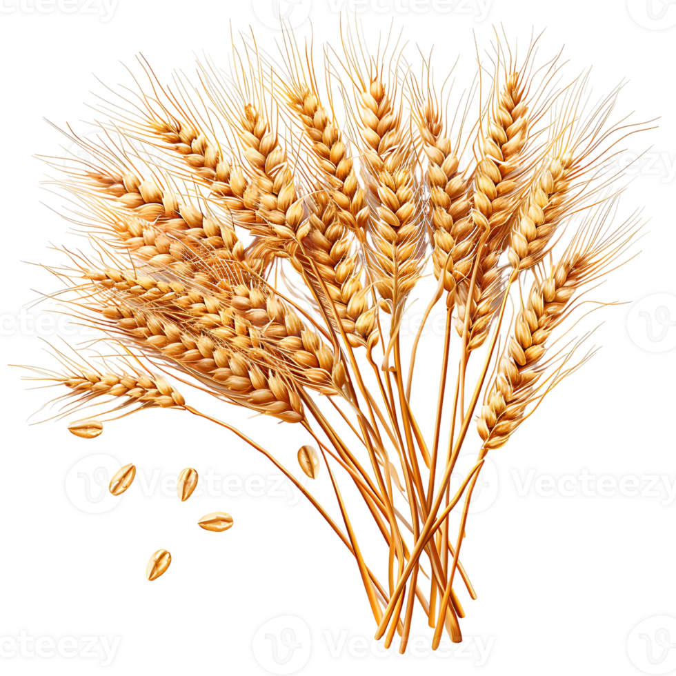 Wheat on isolated transparent background png