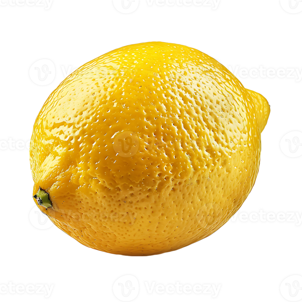 Lemon on isolated transparent background png
