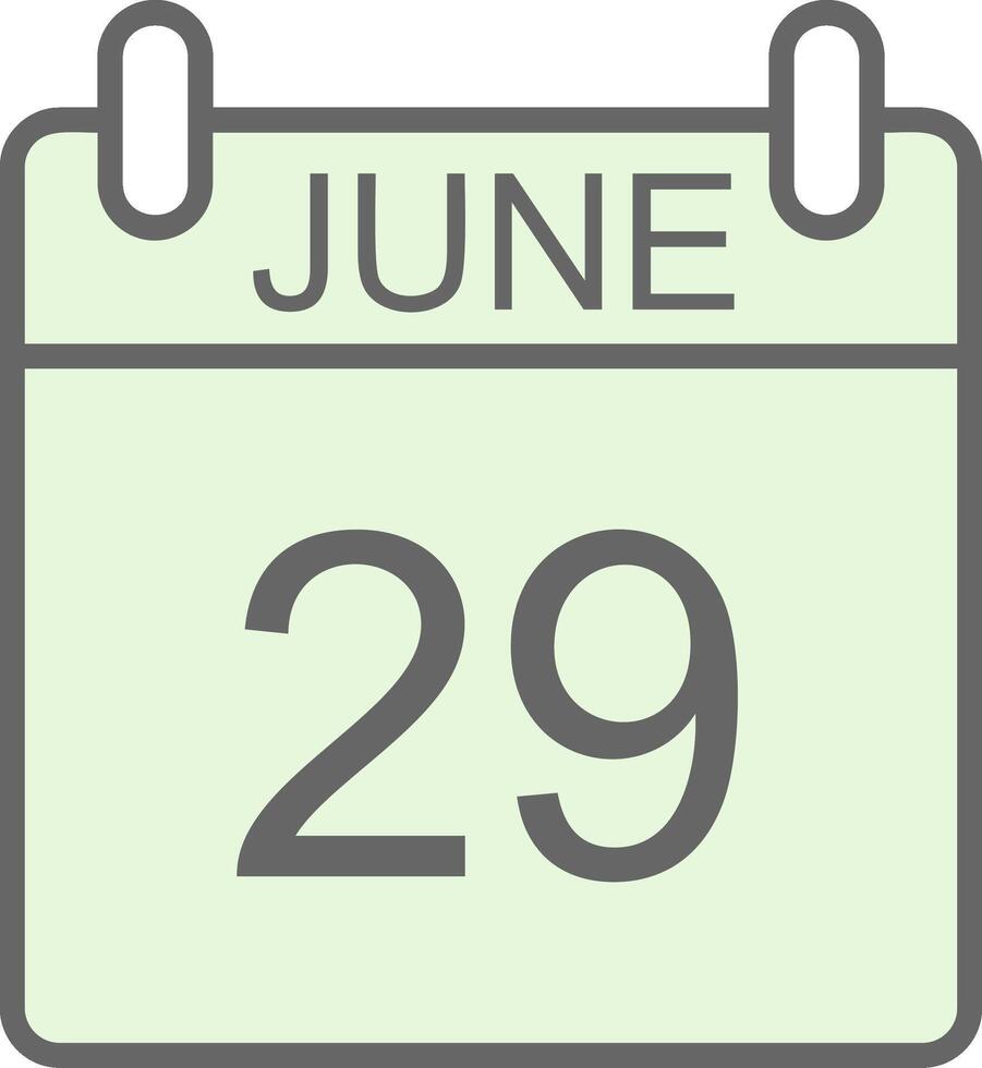 June Fillay Icon Design vector