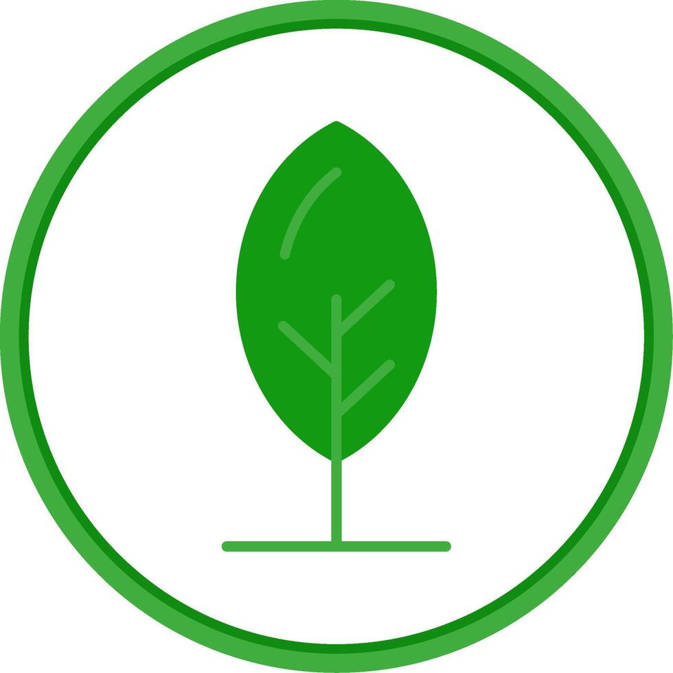 Leaf Flat Circle Icon 43607993 Vector Art at Vecteezy
