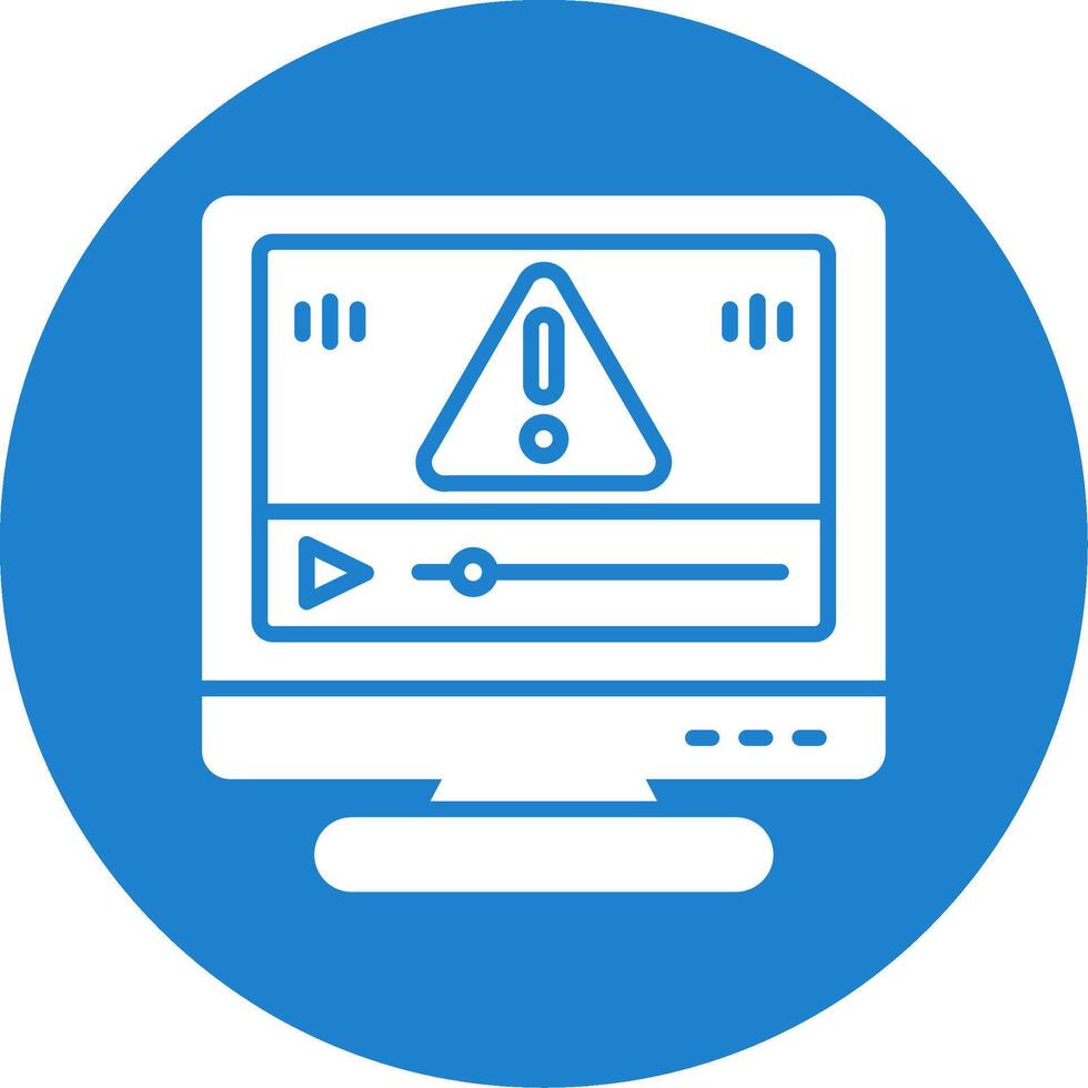 Error Multi Color Circle Icon vector