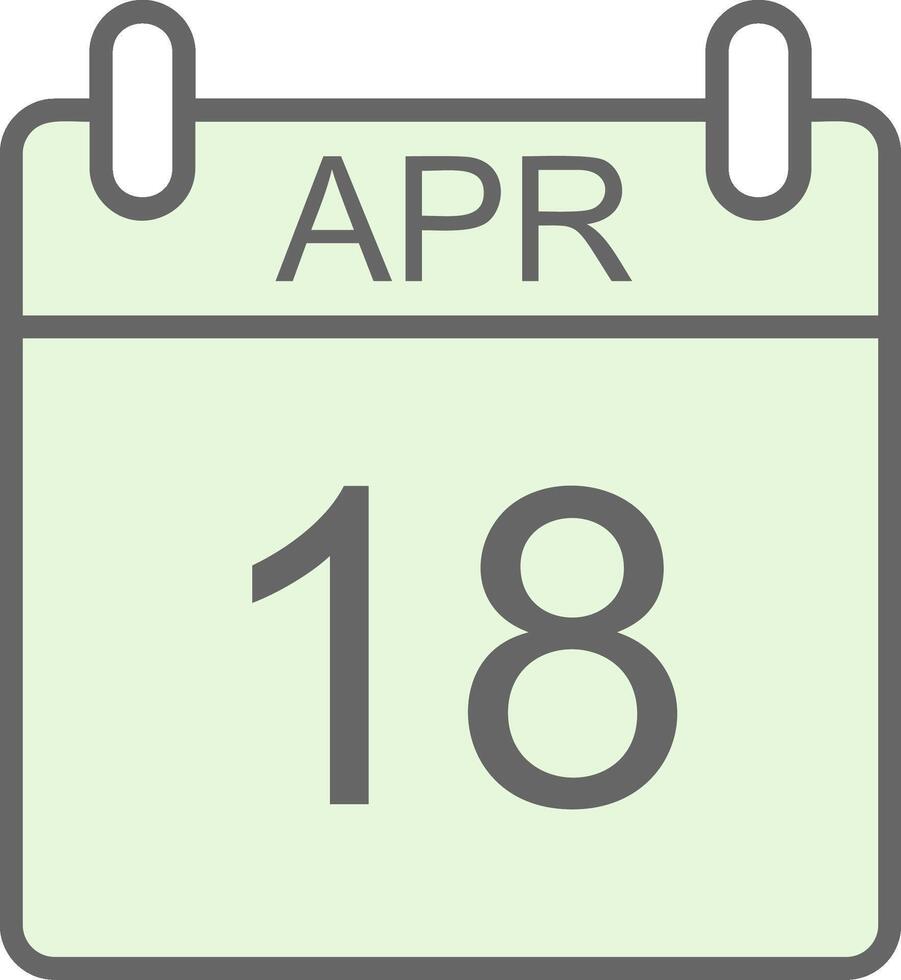 April Fillay Icon Design vector