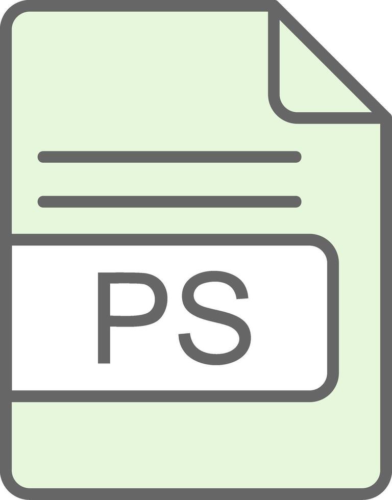 PS File Format Fillay Icon Design 43608352 Vector Art at Vecteezy