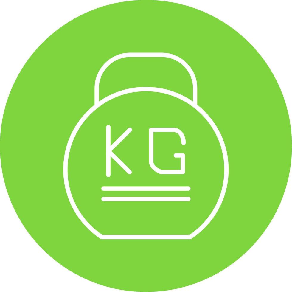 Weight Multi Color Circle Icon vector