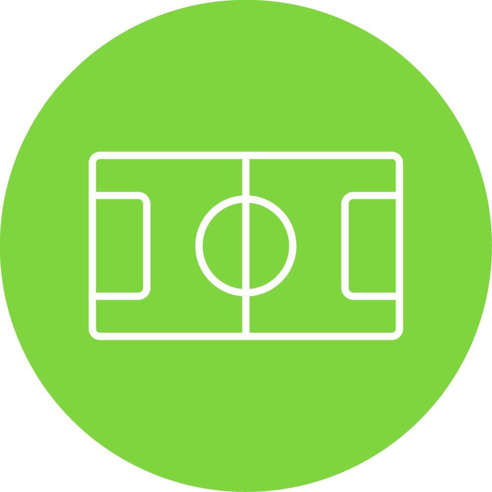 Table Football Multi Color Circle Icon vector