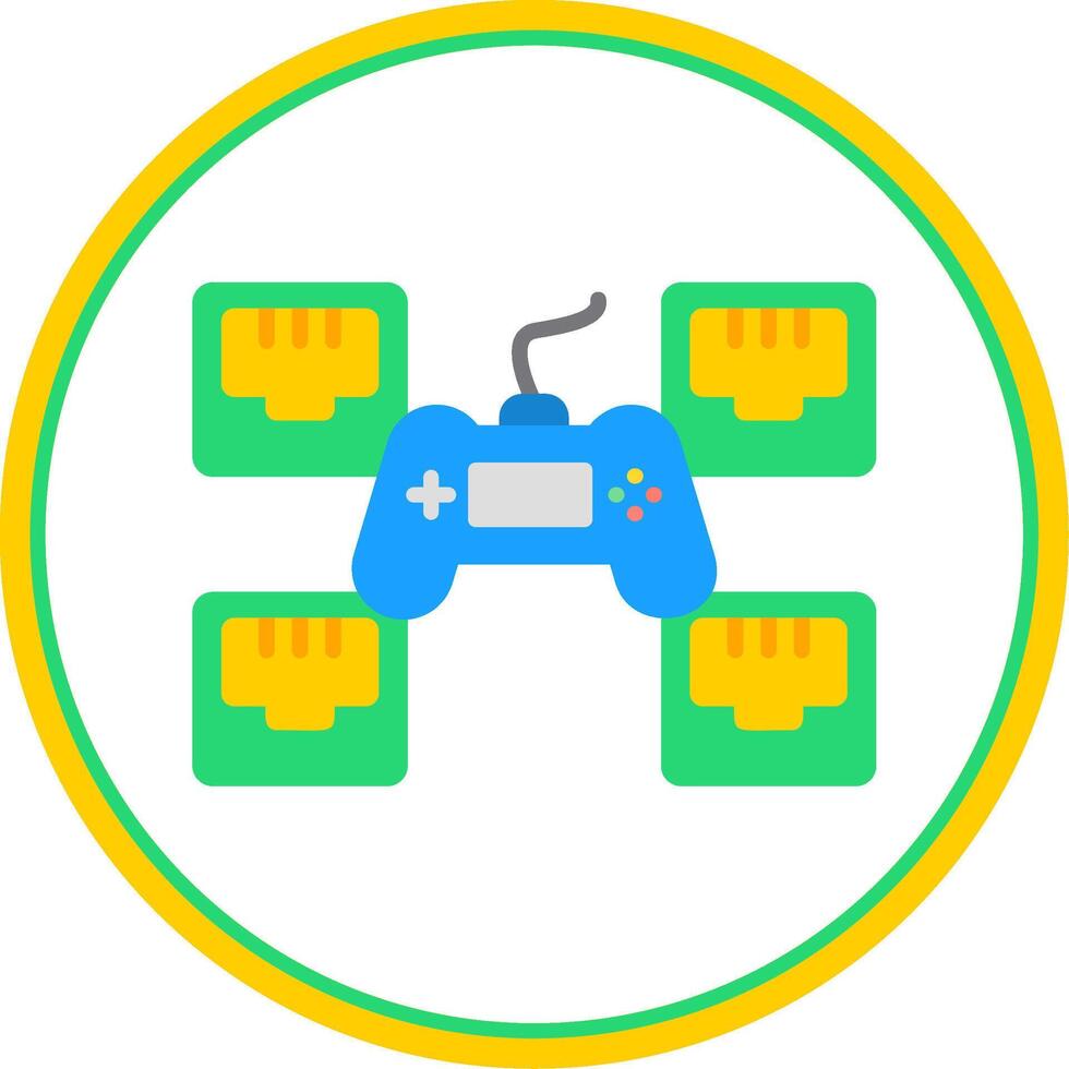 Lan Equipment Flat Circle Icon 43608708 Vector Art at Vecteezy