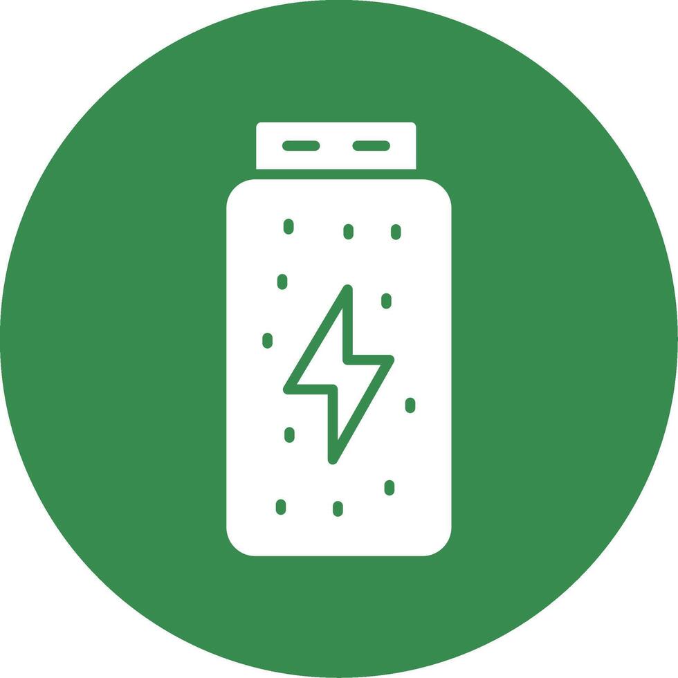 Battery Status Multi Color Circle Icon vector