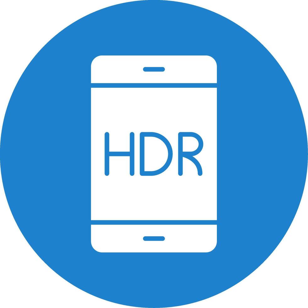 Mobile Multi Color Circle Icon vector