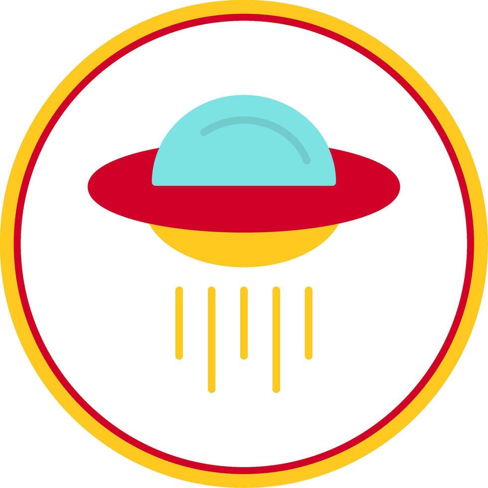 Ovni Flat Circle Icon vector