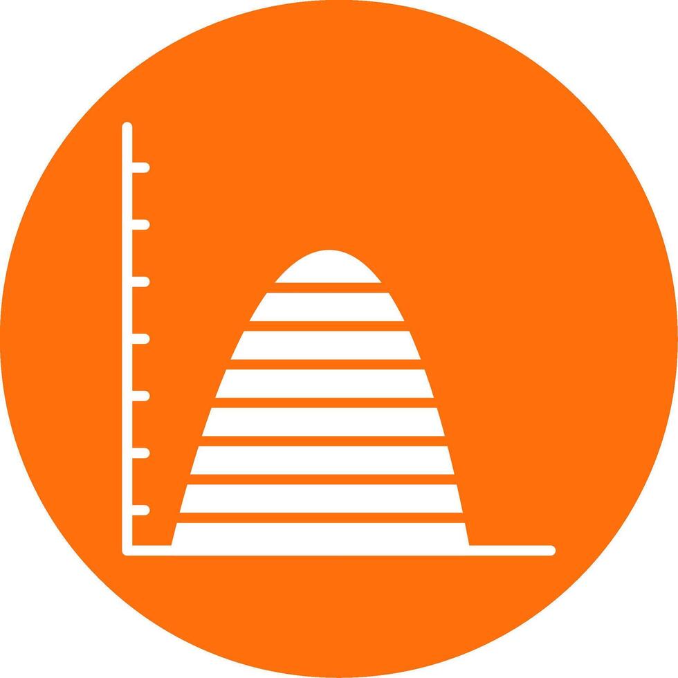 Levels Multi Color Circle Icon vector