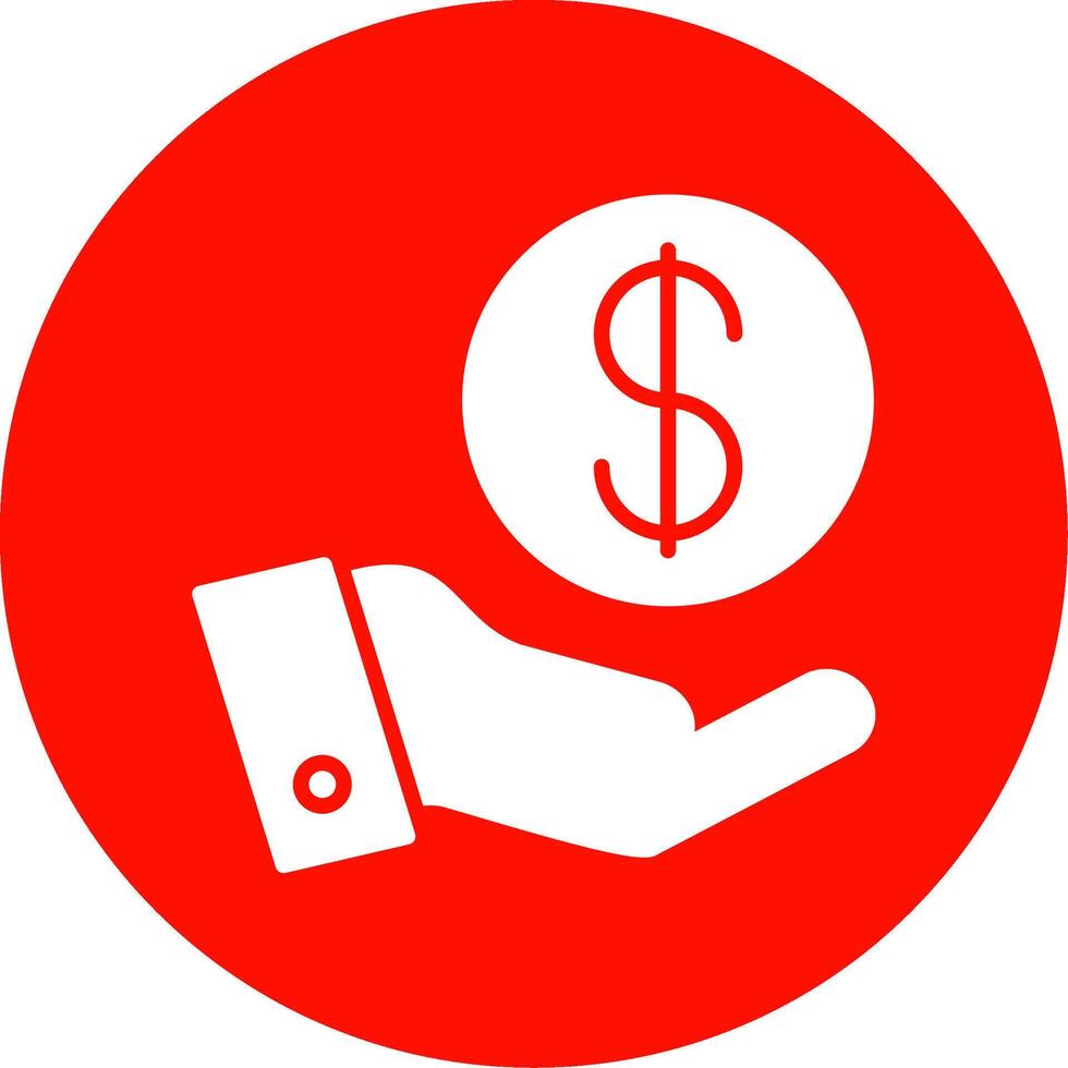 Hand Multi Color Circle Icon vector