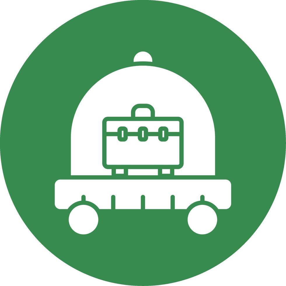 Cart Multi Color Circle Icon vector