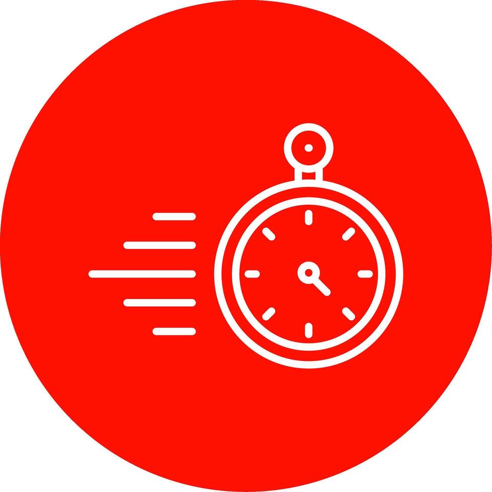 Timer Multi Color Circle Icon vector