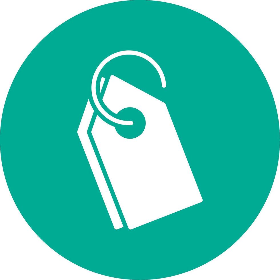 Tag Multi Color Circle Icon vector