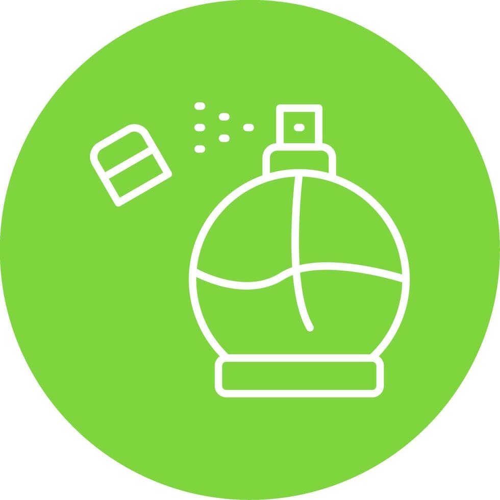 Perfume Multi Color Circle Icon vector