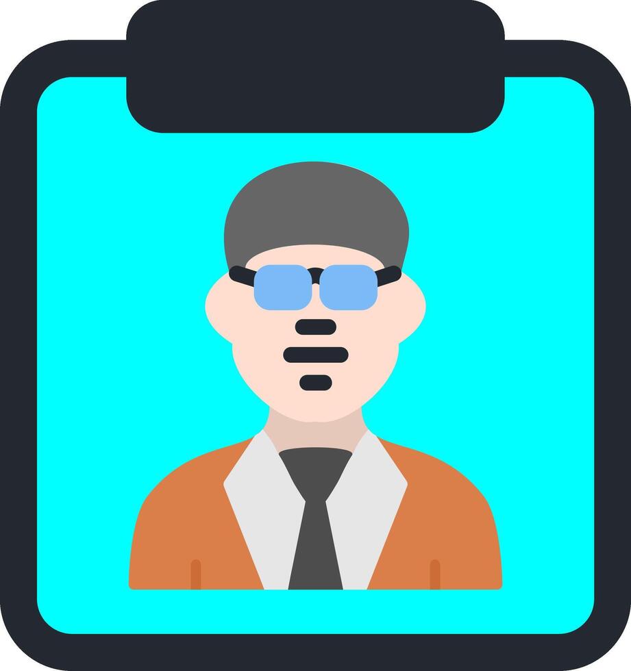 Photo Flat Circle Icon vector