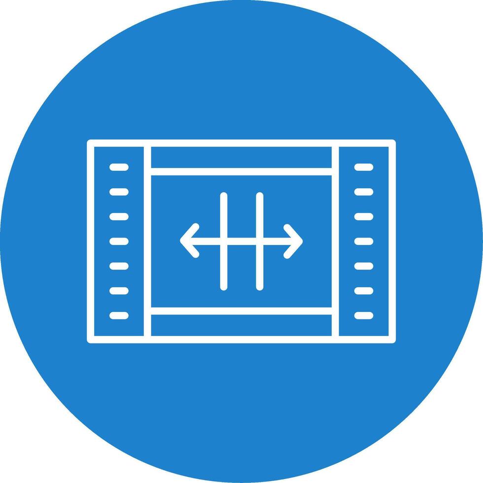 Resize Multi Color Circle Icon vector