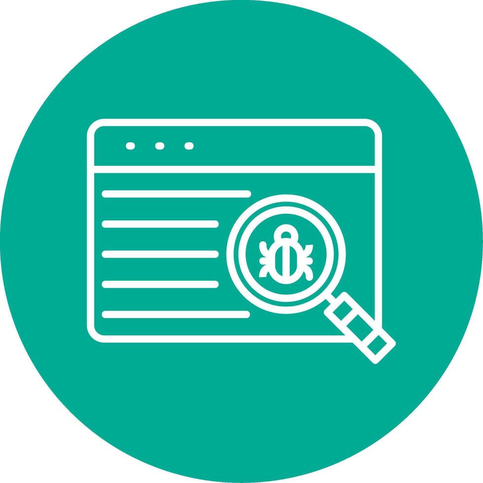Web Coding Multi Color Circle Icon vector