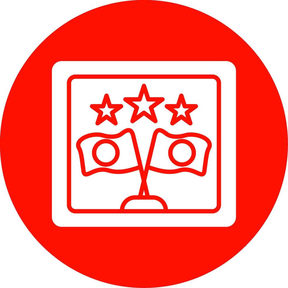 Frame Multi Color Circle Icon vector