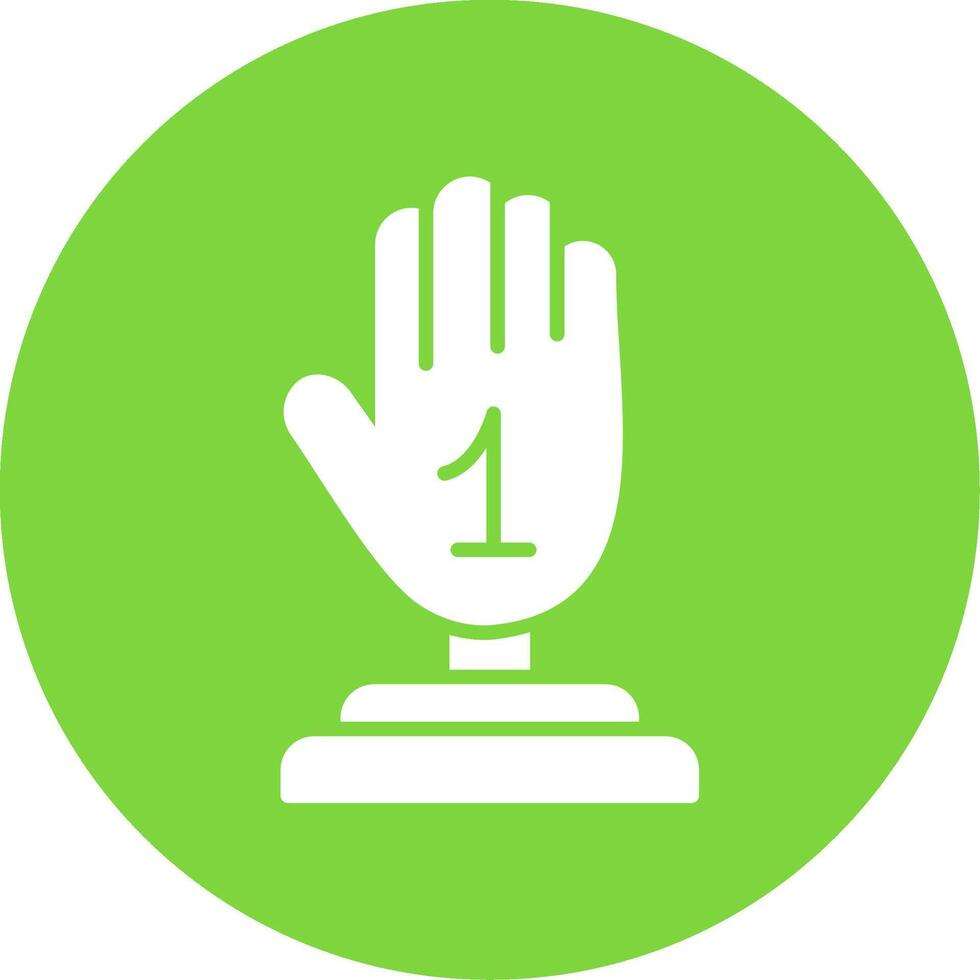 Hand Multi Color Circle Icon vector