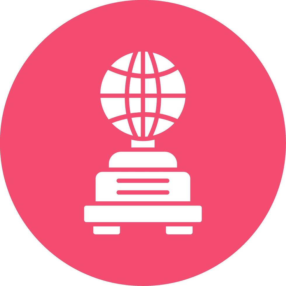 Globe Multi Color Circle Icon vector